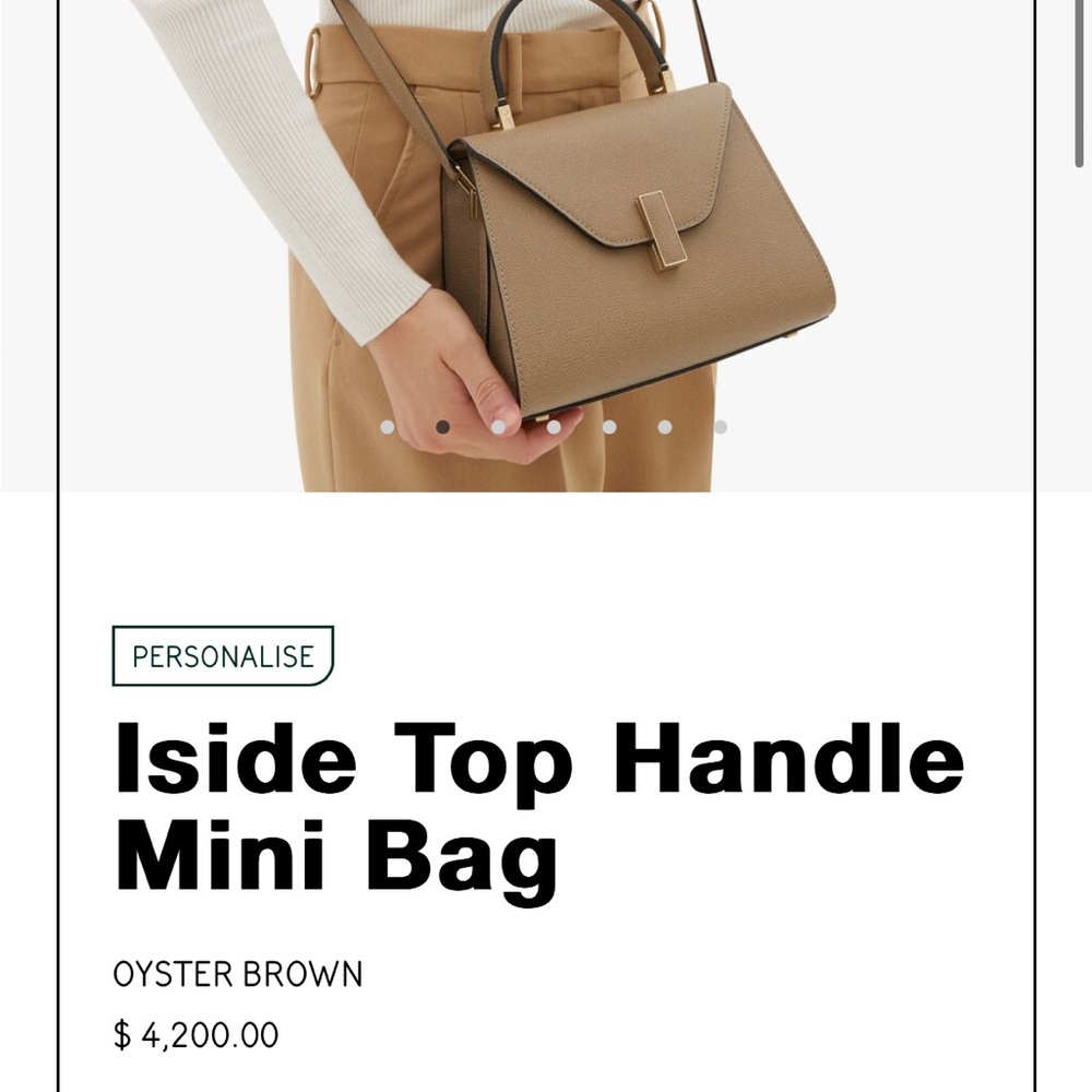 Valextra Iside Top Handle
Mini Bag